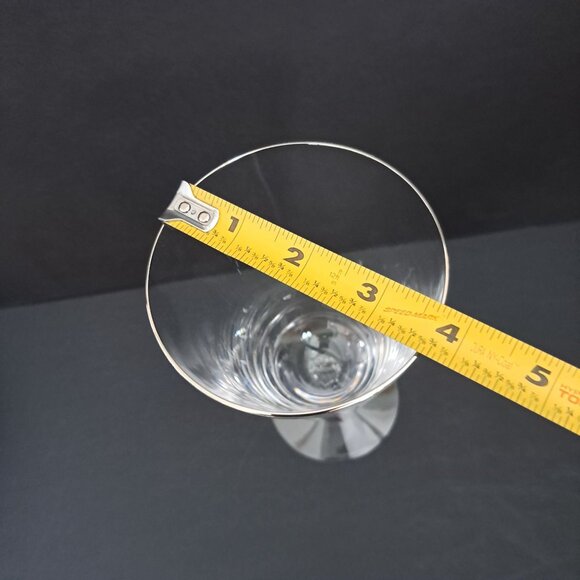 Fostoria Engagement-Platinum Iced Tea Glass 6.5" Crystal Stemware USA Vintage - Picture 7 of 9